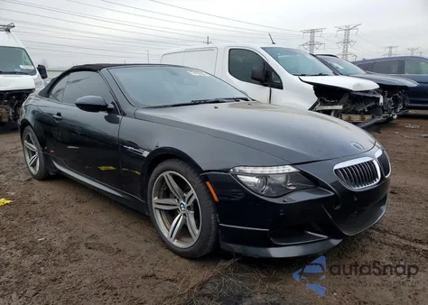 2007 BMW M6 z USA, uszkodzony, nr VIN WBSEK93577CS32284